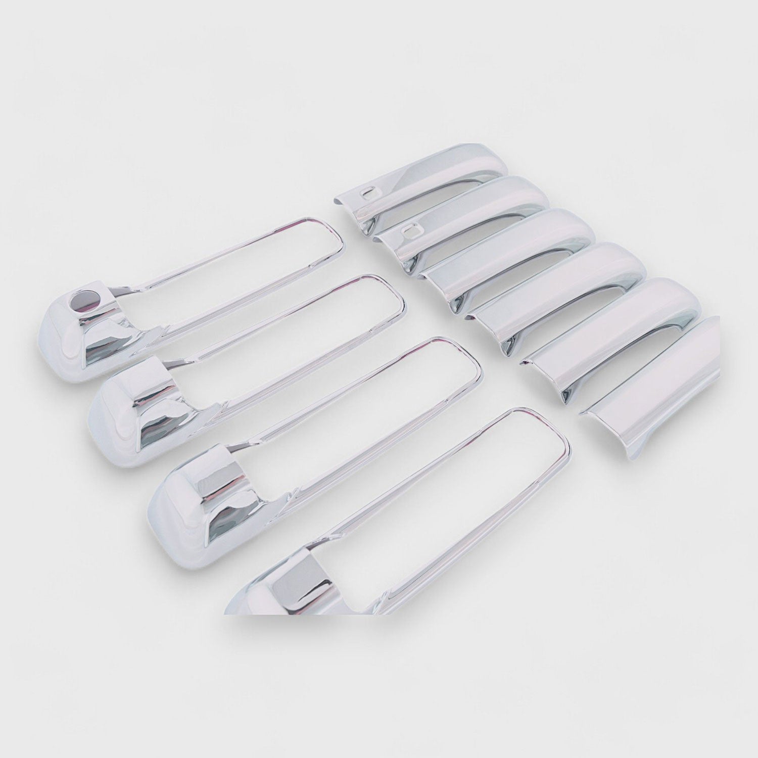 2013-2018 RAM RAM 1500/2500/3500 Door Handle Cover Chrome 10Pcs ABS Plastic