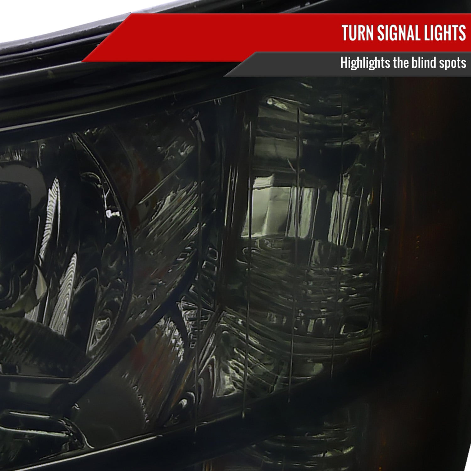 2007-2013 Chevy Silverado 1500/ 2500HD 3500HD Factory Headlights Smoke/Chrome