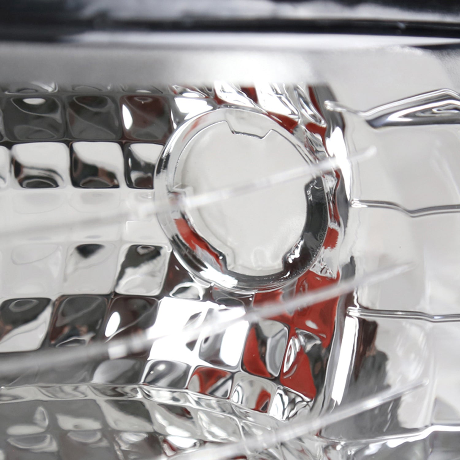 1994-1998 Ford Mustang Corner Parking Turn Signal Lights Chrome/Clear Lens