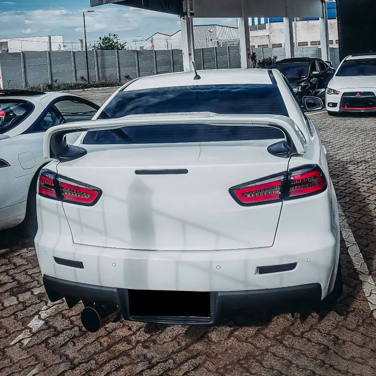 2008-2017 Mitsubishi Lancer / 08-2015 Lancer EVO X LED Tail Lights Chrome/Smoke