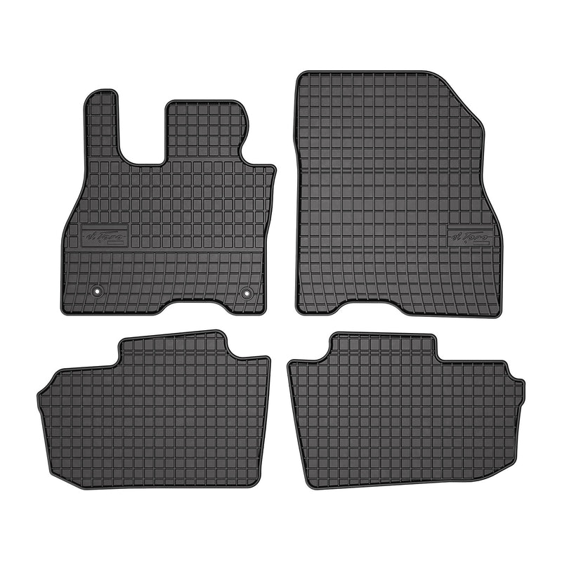 2018-2024 Nissan Leaf Floor Mats Liners Full Set All Weather Rubber Black