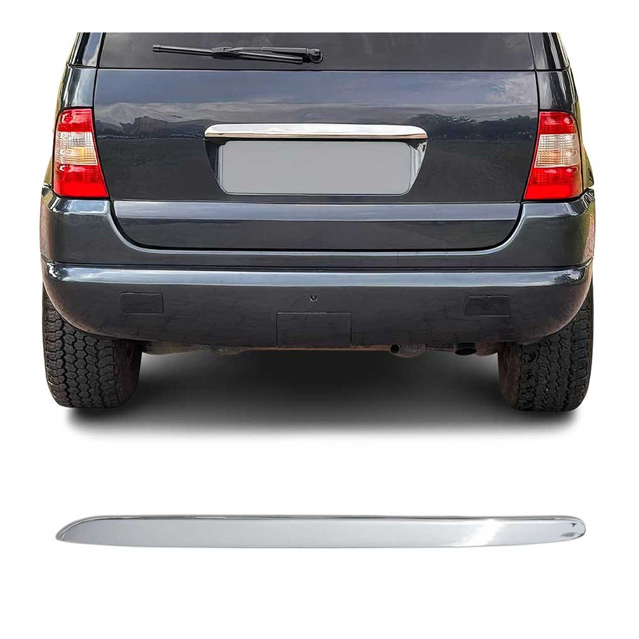 1997-2005 Mercedes M ML Class W163 Rear Trunk Tailgate Handle Cover Stainless Steel