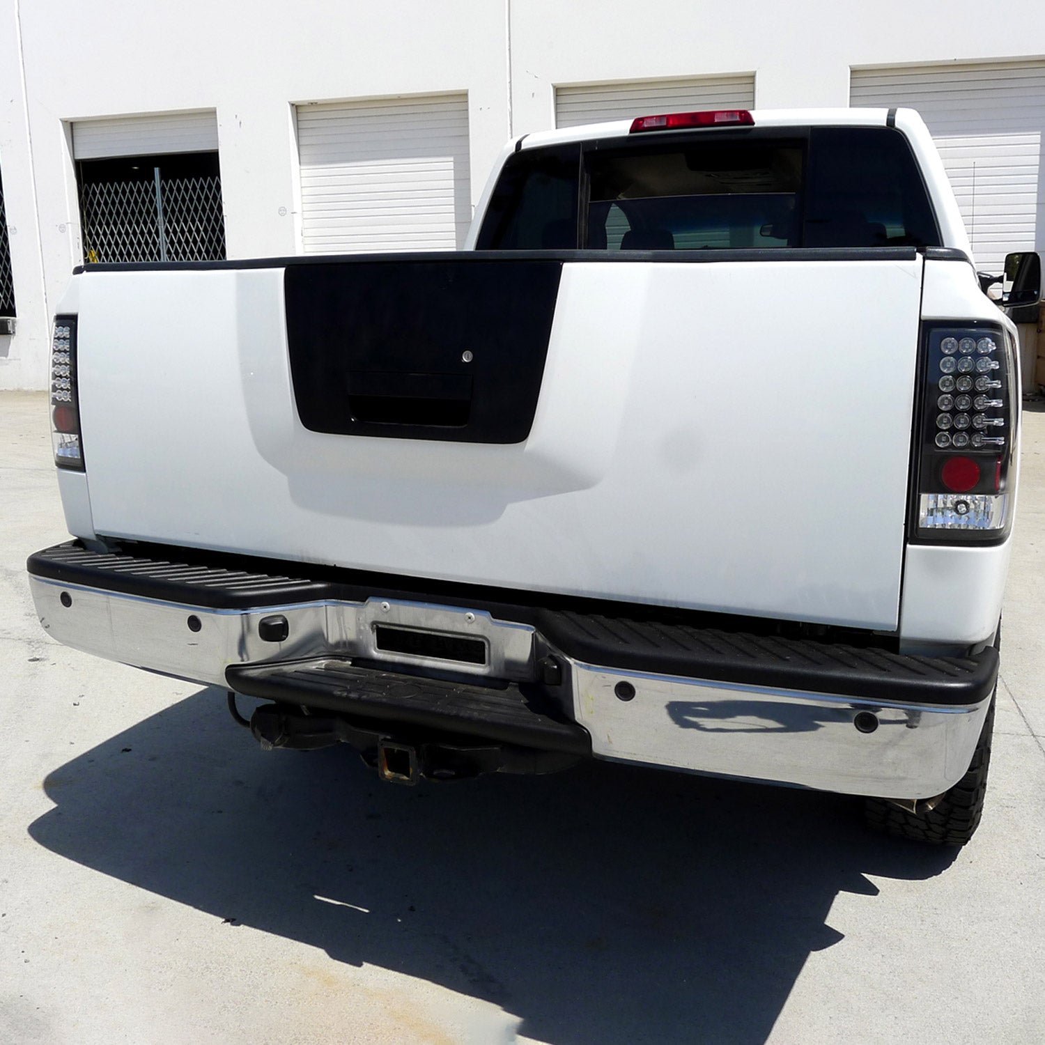 2004-2015 Nissan Titan LED Tail Lights Matte Black Housing/Clear Lens