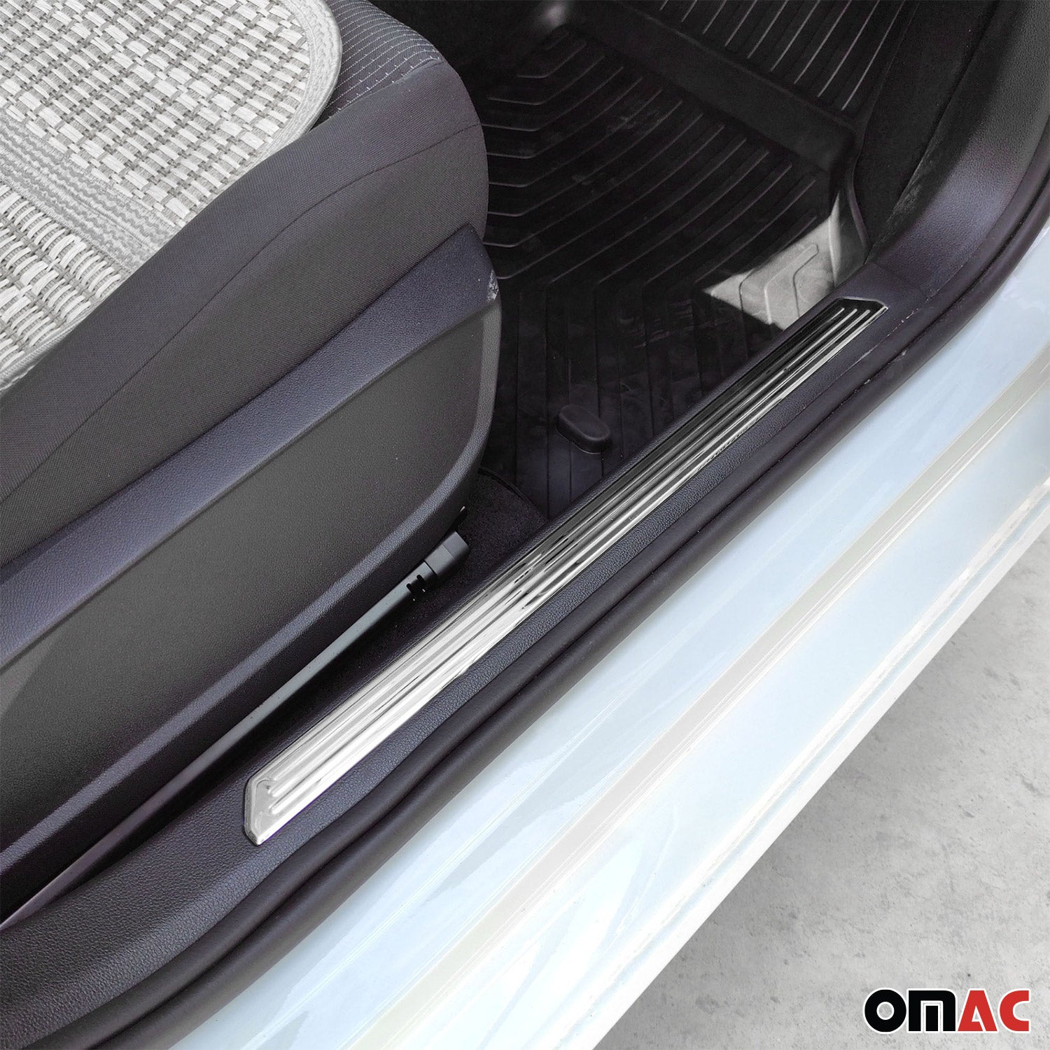 2022-2024 Volkswagen Golf MK8 Door Sill Scuff Plate Scratch Guard Stainless Steel