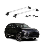 Roof Rack Cross Bars Carrier for Mitsubishi Outlander 3.gen 2014-2021 Silver 2x