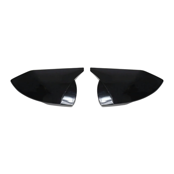 Side Mirror Cover Caps Fits Hyundai Elantra 2021-2024 Sedan Piano Black 2 Pcs