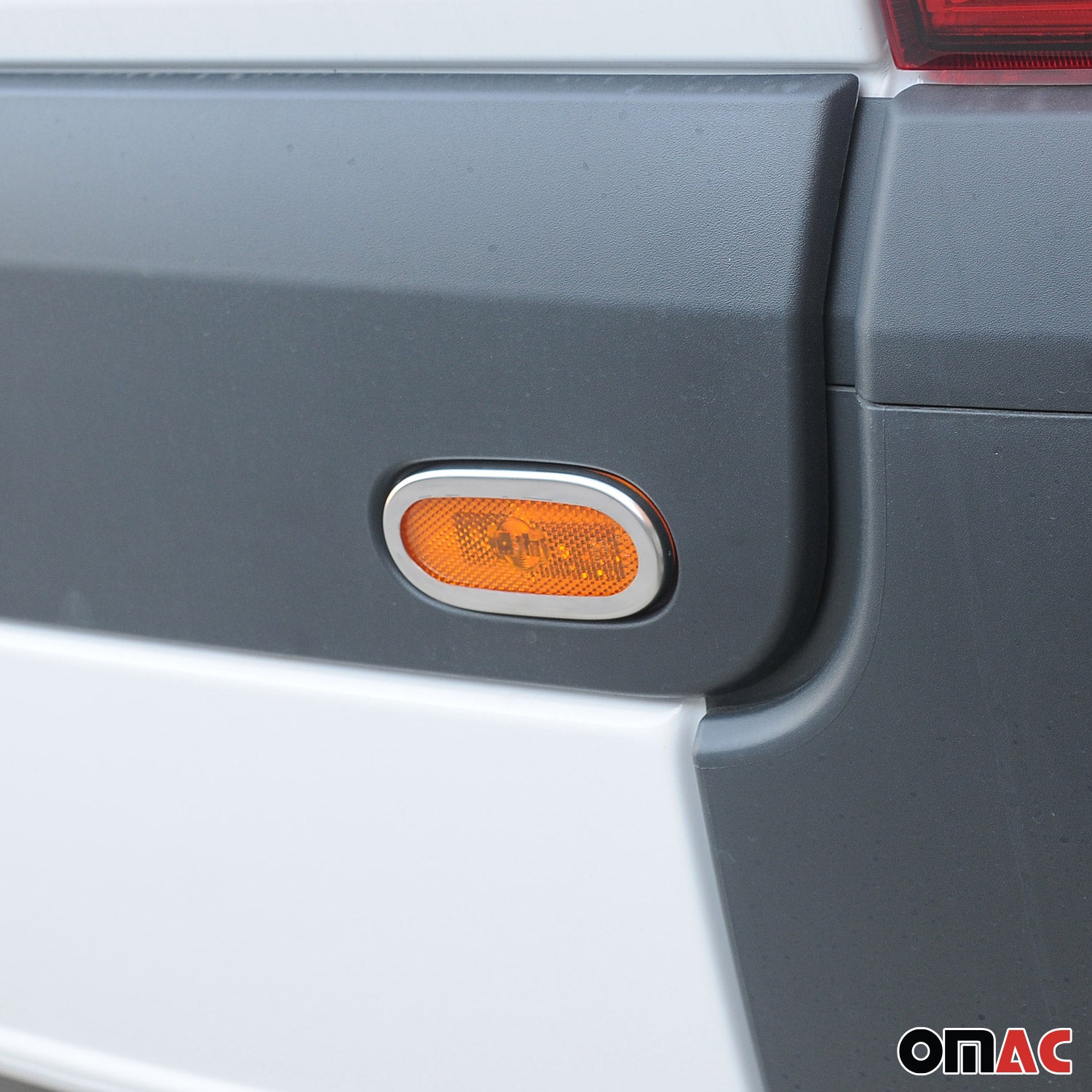 2006-2013 Mercedes Sprinter W906 Side Reflector Light Frame Silver Stainless Steel 6x