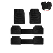 2022-2024 Jeep Wagoneer OMAC Floor Mats Liner Black TPE All-Weather 8 Pcs