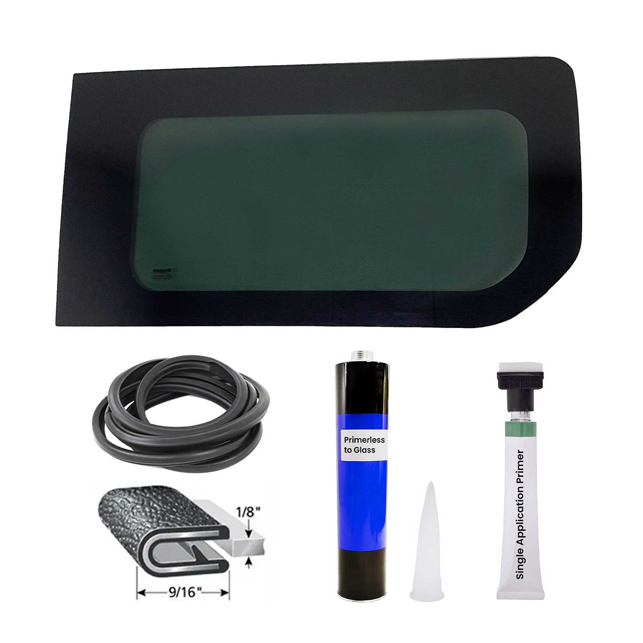 2013-2021 Nissan NV200 Window Glass Fit Kit Front Right Sliding Door L1 Short