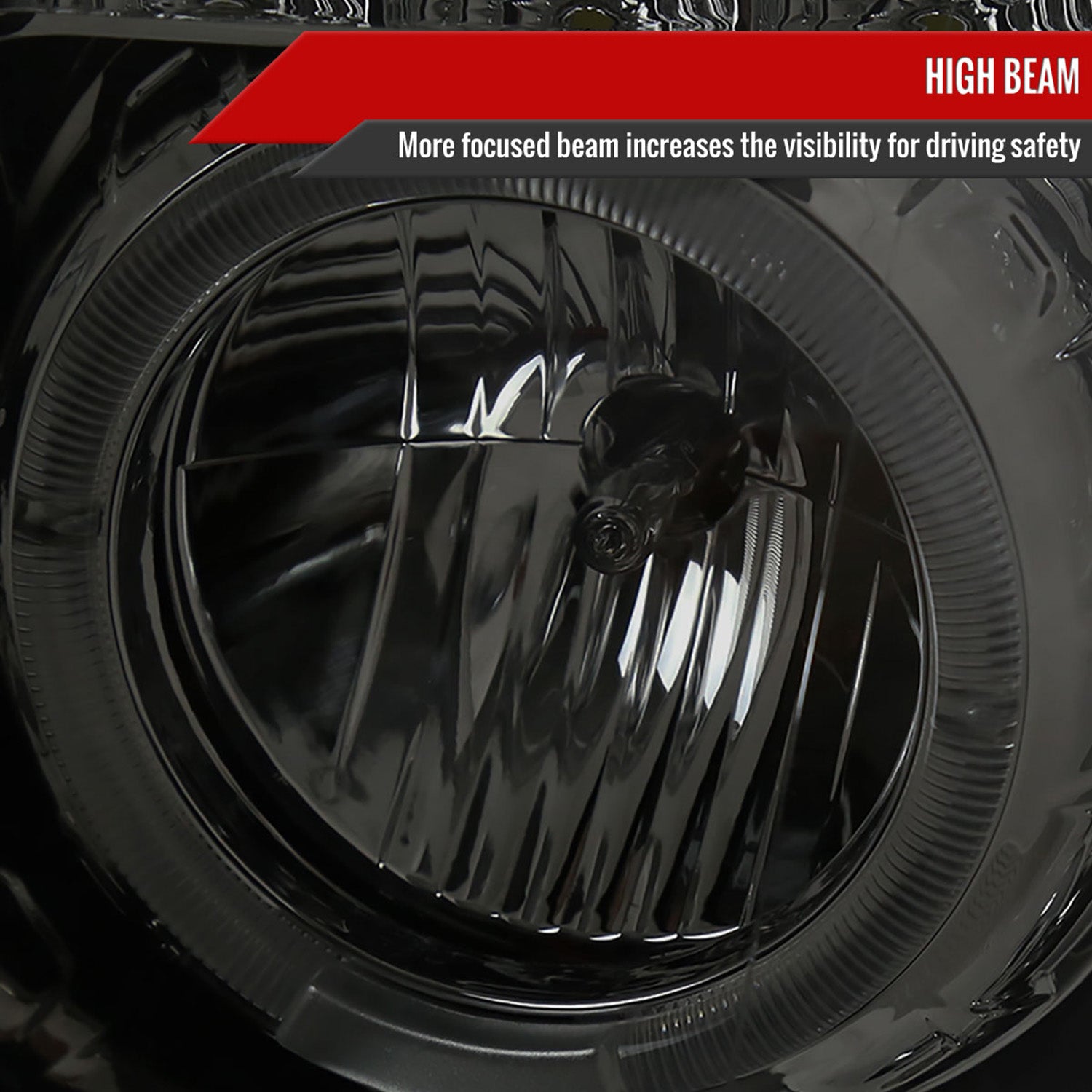 2005-2007 Ford Escape Dual Halo Projector Headlights LED Light Chrome/Smoke