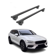 2015-2018 Volvo V60 Cross Country Roof Rack Cross Bars Black