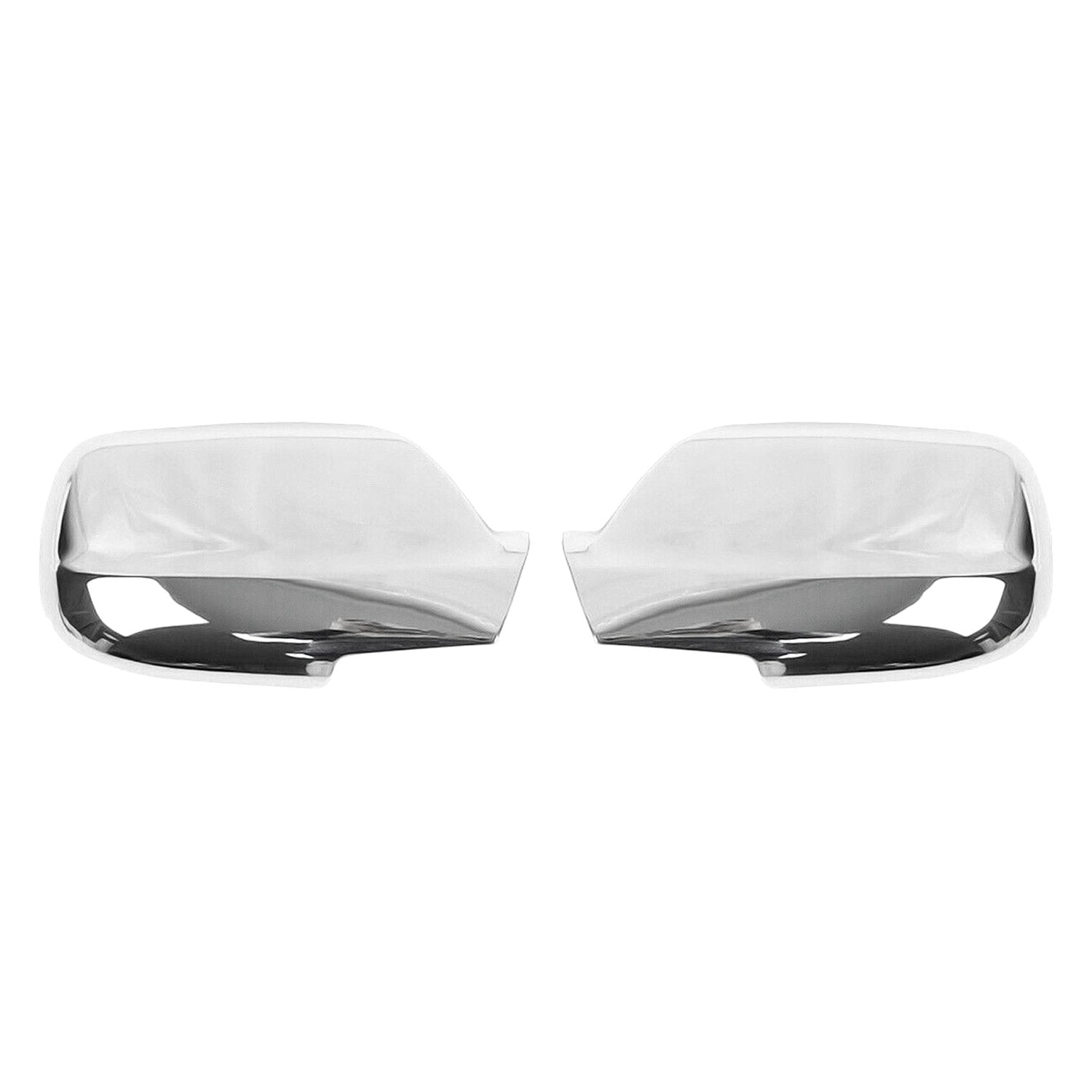 2005-2010 Jeep Grand Cherokee Side Mirror Cover Caps Chrome Silver 2 Pcs