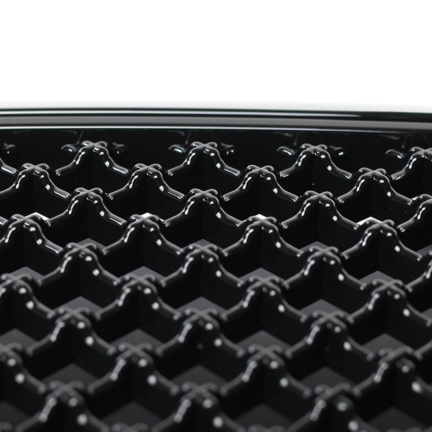 2006-2008 Dodge RAM Glossy Black ABS Mesh Grille