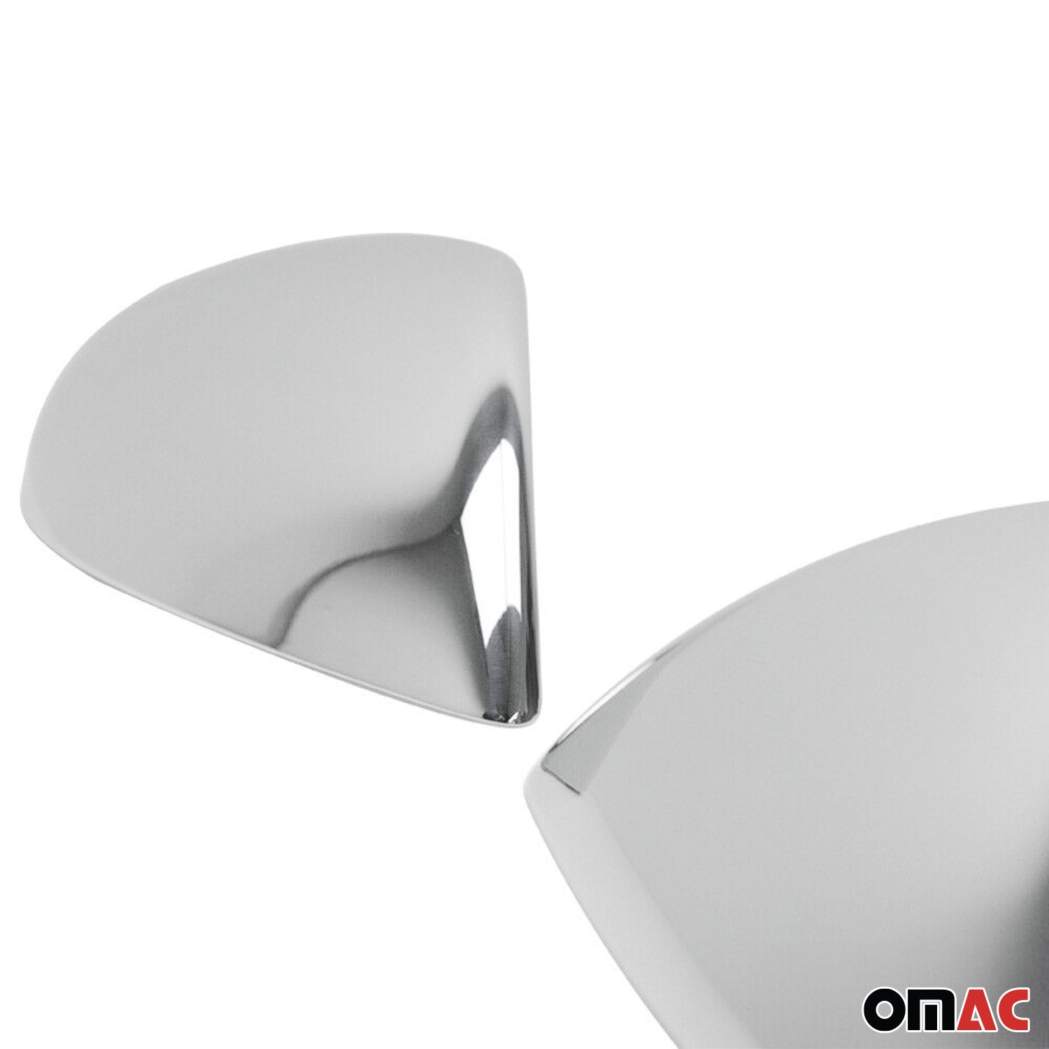 2011-2018 VW Touareg 2.gen Pre-Facelift Side Mirror Cover Caps Stainless Steel Silver 2 Pcs