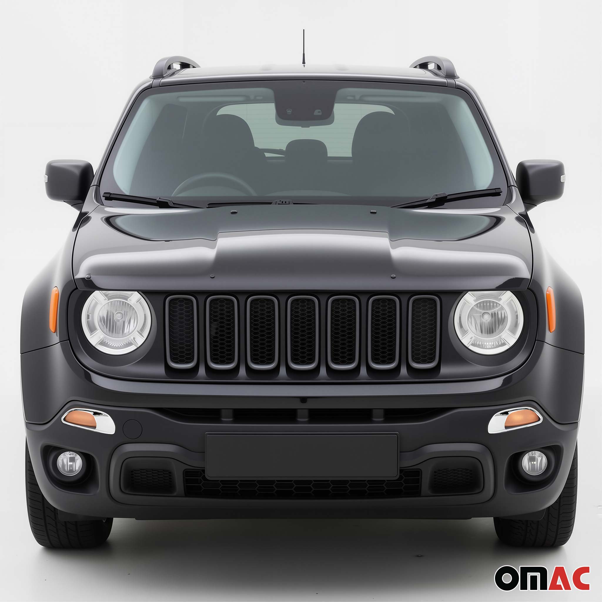 2015-2018 Jeep Renegade Headlight Trim Bottom Chrome ABS 2Pcs