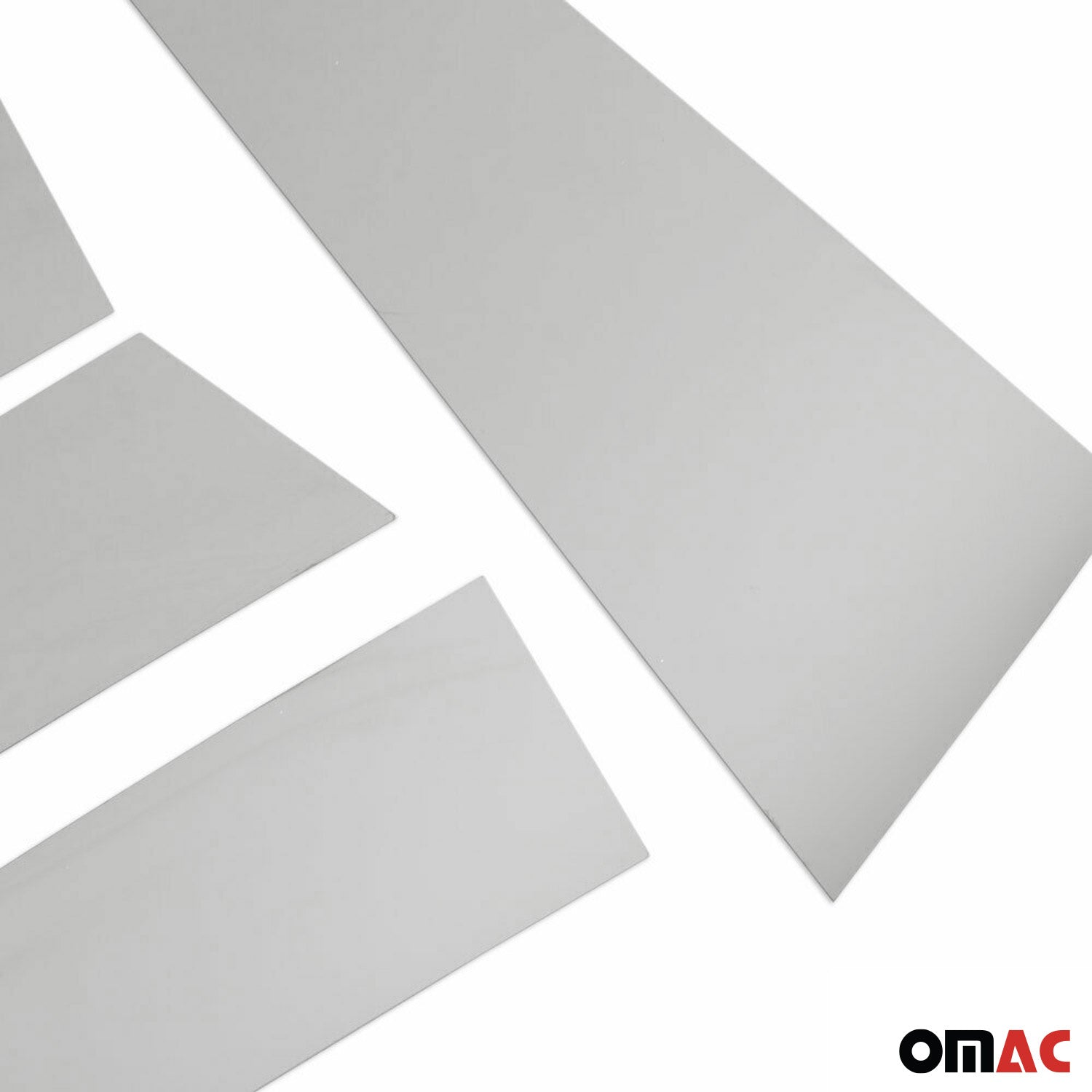 2015-2024 Jeep Renegade Window Pillar Posts Door Trim Cover Steel Silver 6x