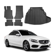 2015-2021 Mercedes C Class W205 Floor Mats & Cargo Liner Full Set All Weather