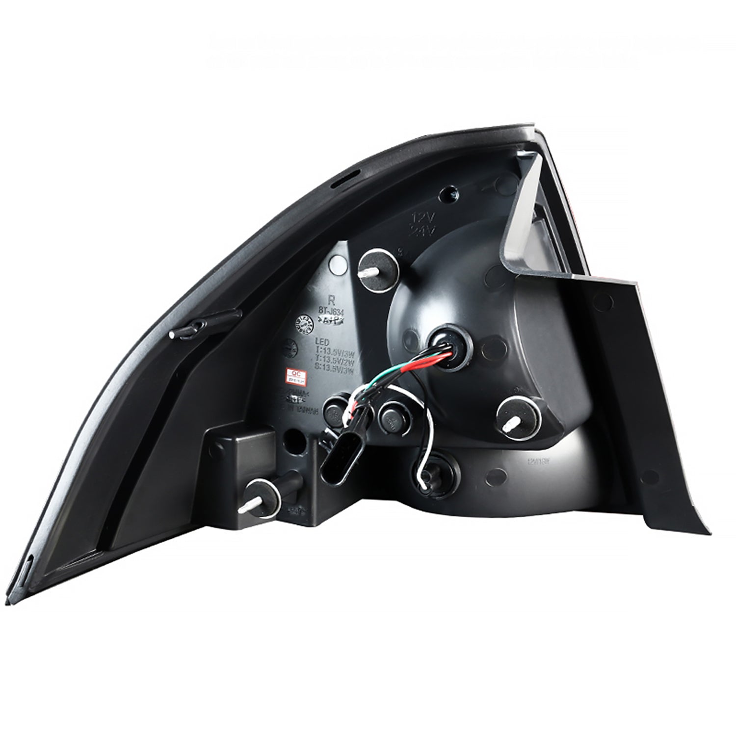 2006-2013 Chevy Impala/ 14-2016 Impala Limited LED Tail Lights Chrome/Red Smoke