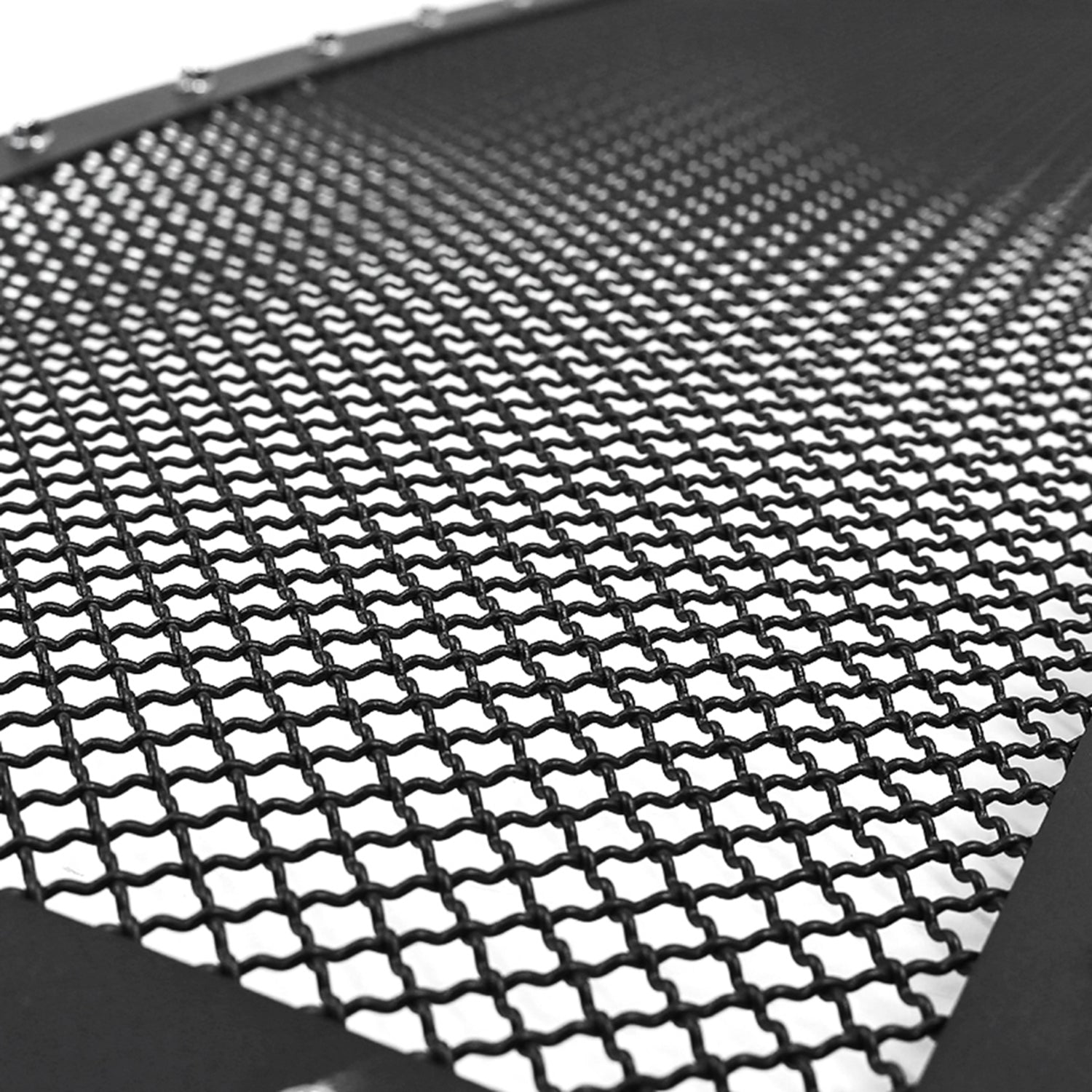 2009-2012 Ford F-150 Rivet Style Black S.Steel Mesh Grille Center Insert