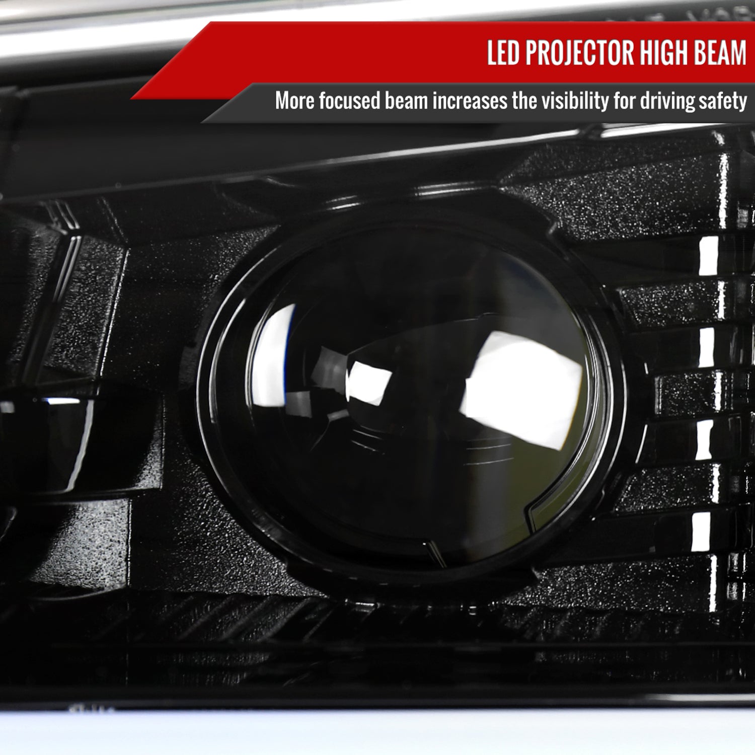 2003-2007 Chevy Silverado Avalanche LED Projector Headlights Bumper Lights