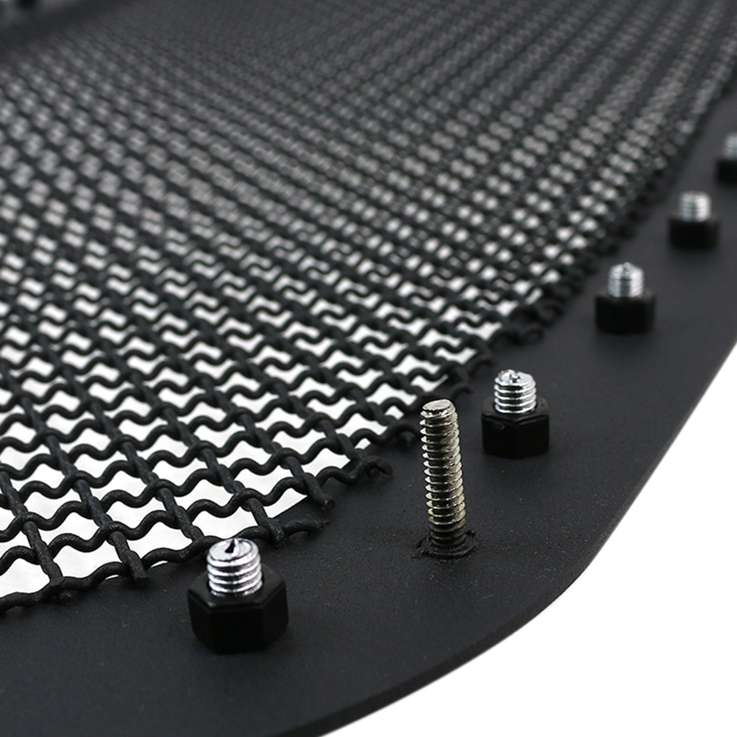 2013-2018 RAM 1500 1500 Rivet Style Black Stainless Steel Mesh Grille Insert