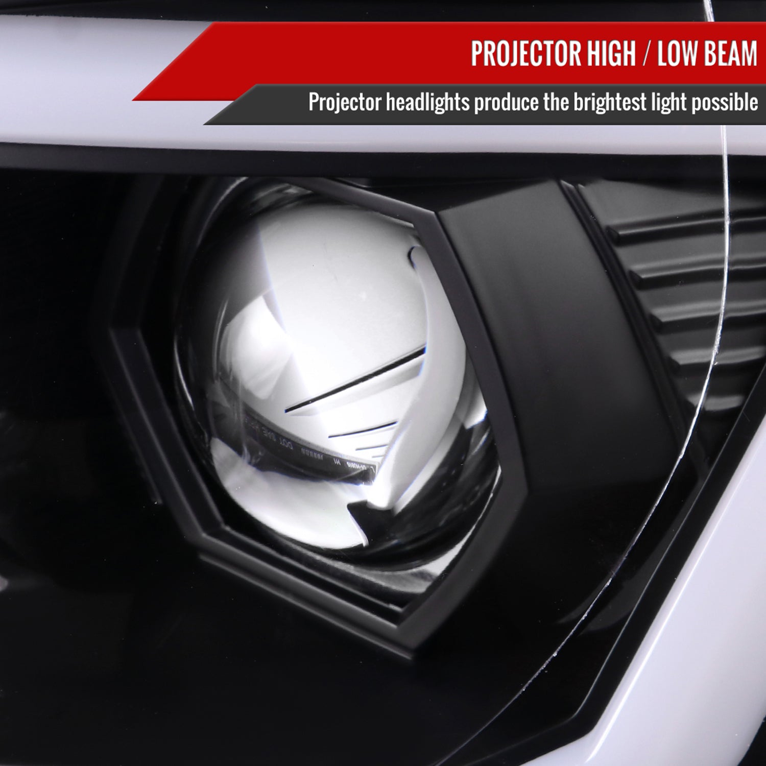 2006-2007 Subaru Impreza WRX STI LED Signal Projector Headlights Matte Black