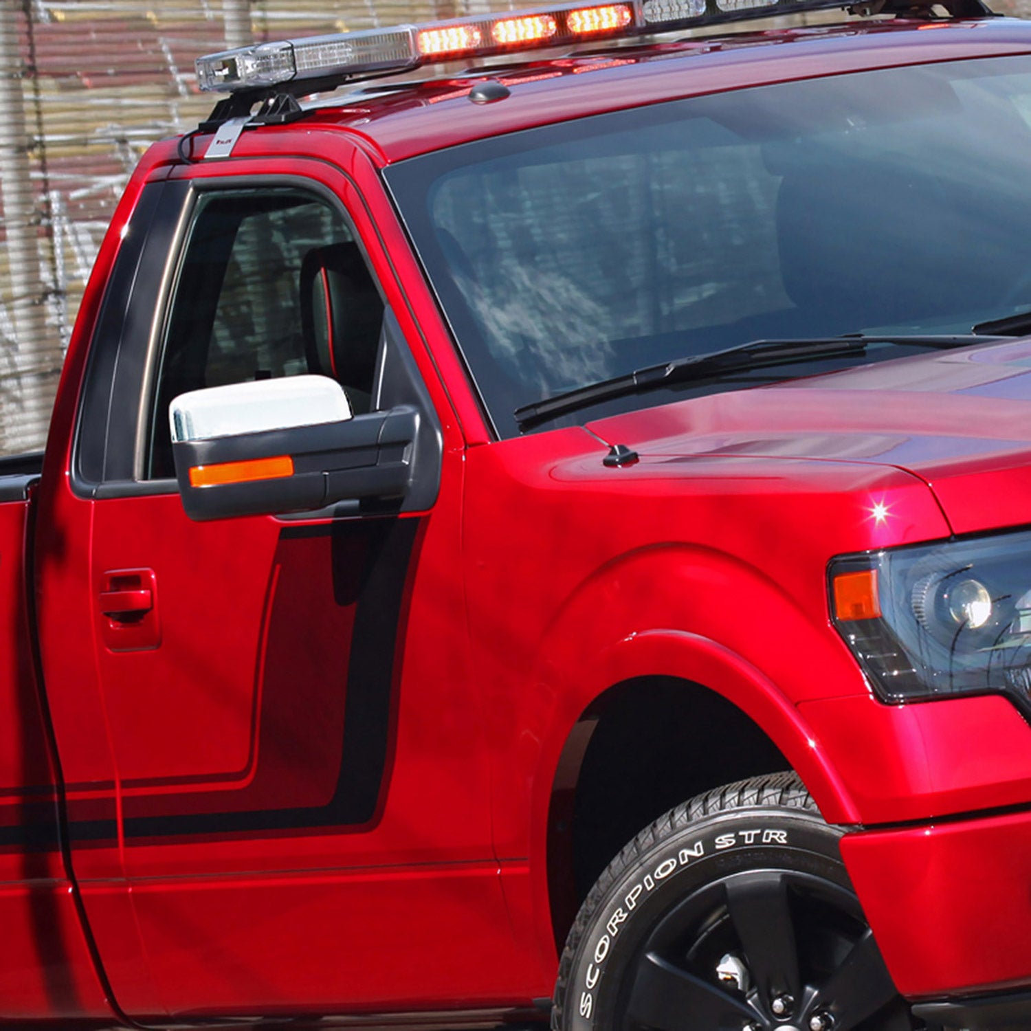 2007-2014 Ford F-150 Chrome Heated Side Mirror Amber & Puddle Passenger Side