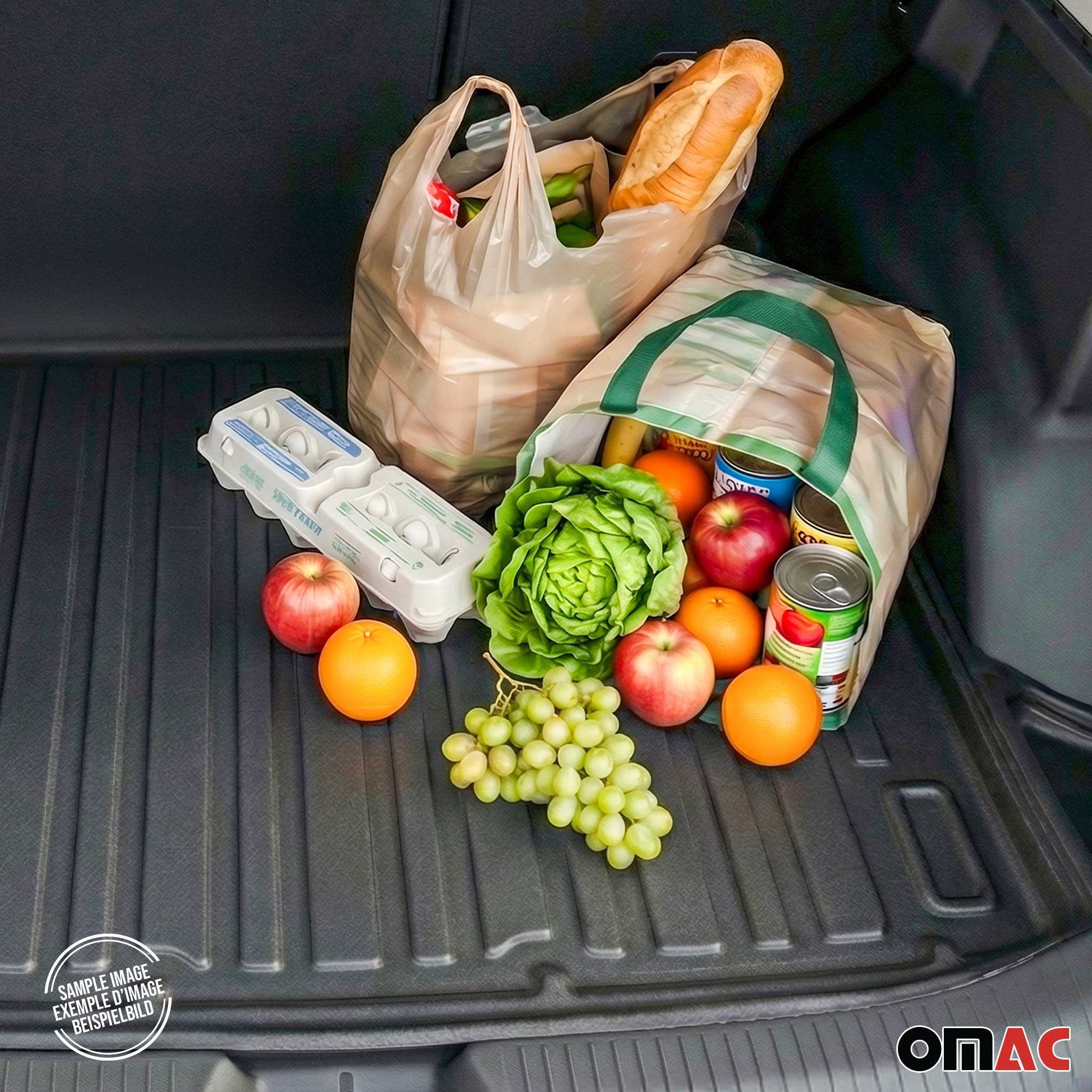 2012-2017 Kia Rio Sedan Cargo Liner Trunk Mat All Weather Black