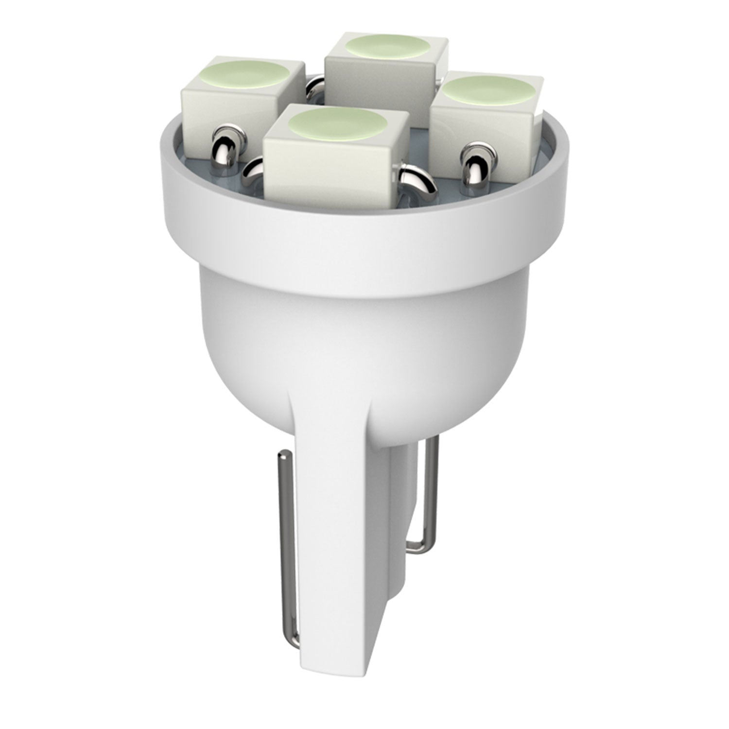 T10 4 SMD Wedge LED Bulb - 2PC White