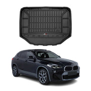 2018-2023 BMW X2 F39 Lower trunk  Premium Cargo Liner Trunk Mat All Weather Heavy Duty Lower Trunk Black