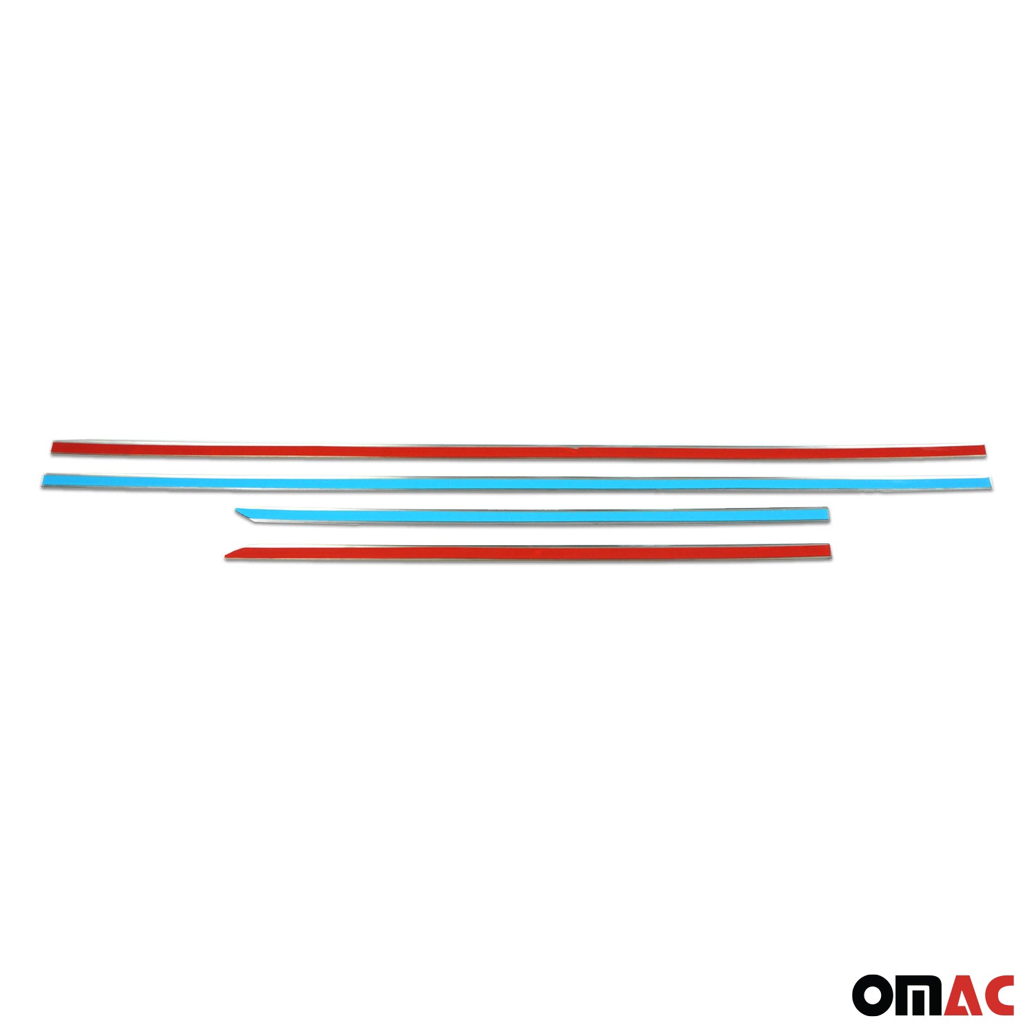 2017-2023 BMW 5 Series G30 G31 Sedan Touring Side Door Molding Trim Skirt Garnish Stainless Steel