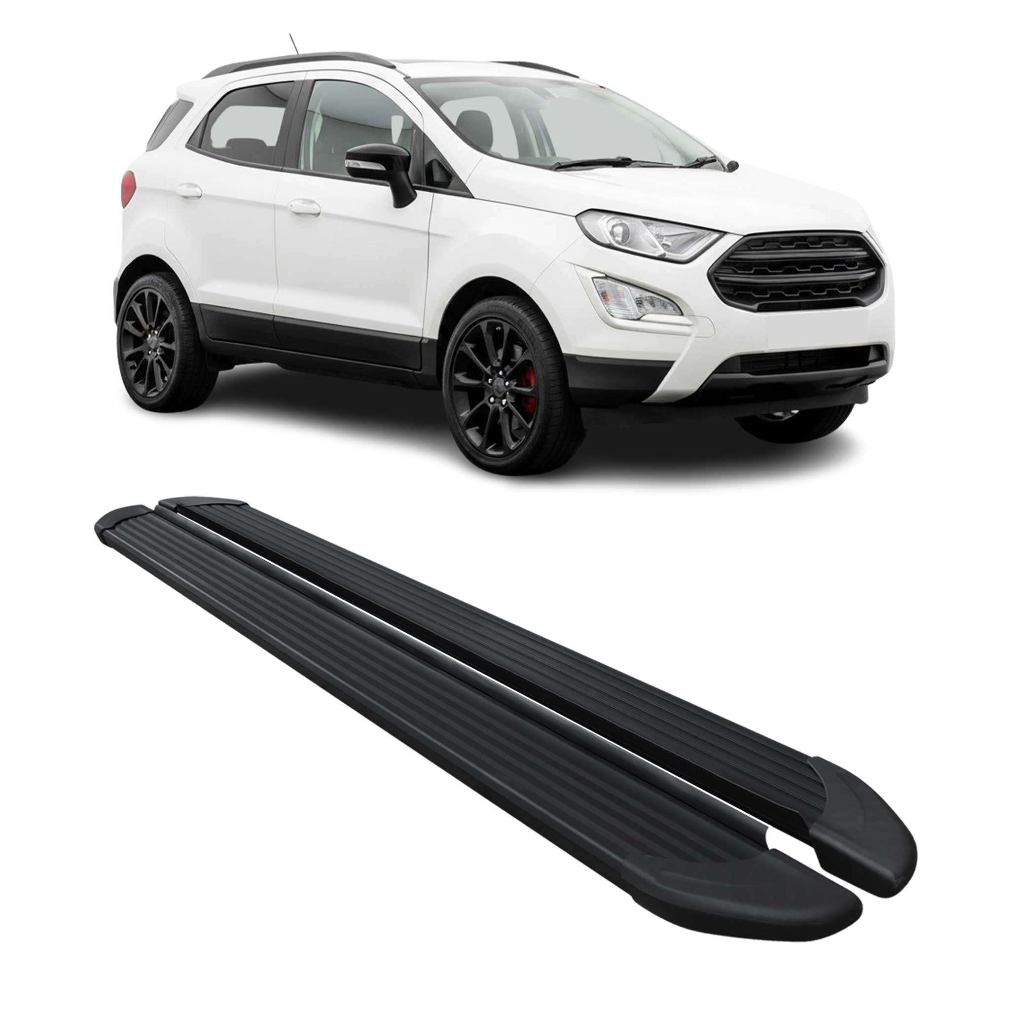 2013-2017 Ford EcoSport Running Boards Side Steps Black