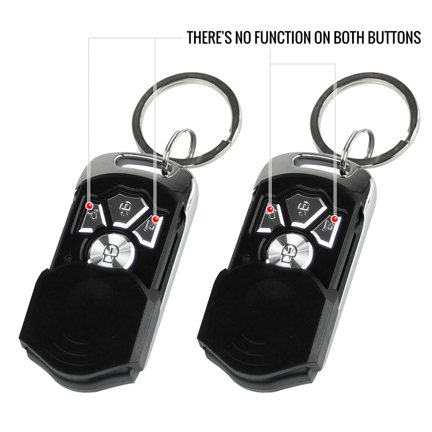 Remote Keyless Power Door Lock/Unlock Entry Kit 2-Function Remote Controls