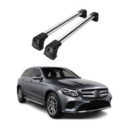 2016-2019 Mercedes GLC Class Coupe C253 Roof Rack Cross Bars Silver