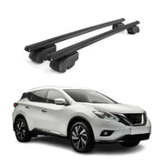 Roof Rack Cross Bars Luggage Carrier for Nissan Murano 2015-2024 Black 2 Pcs