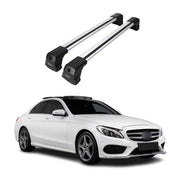 2015-2021 Mercedes C Class W205 Roof Rack Cross Bars Silver