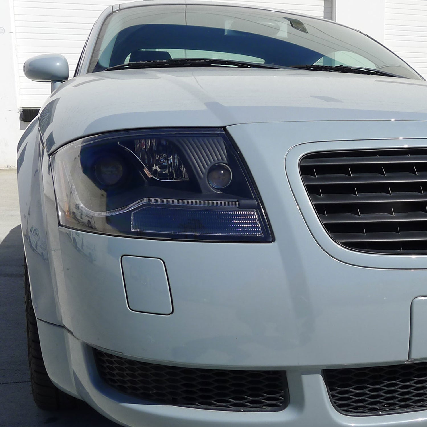 1999-2006 Audi TT LED Bar Projector Headlights Matte Black/Clear Lens