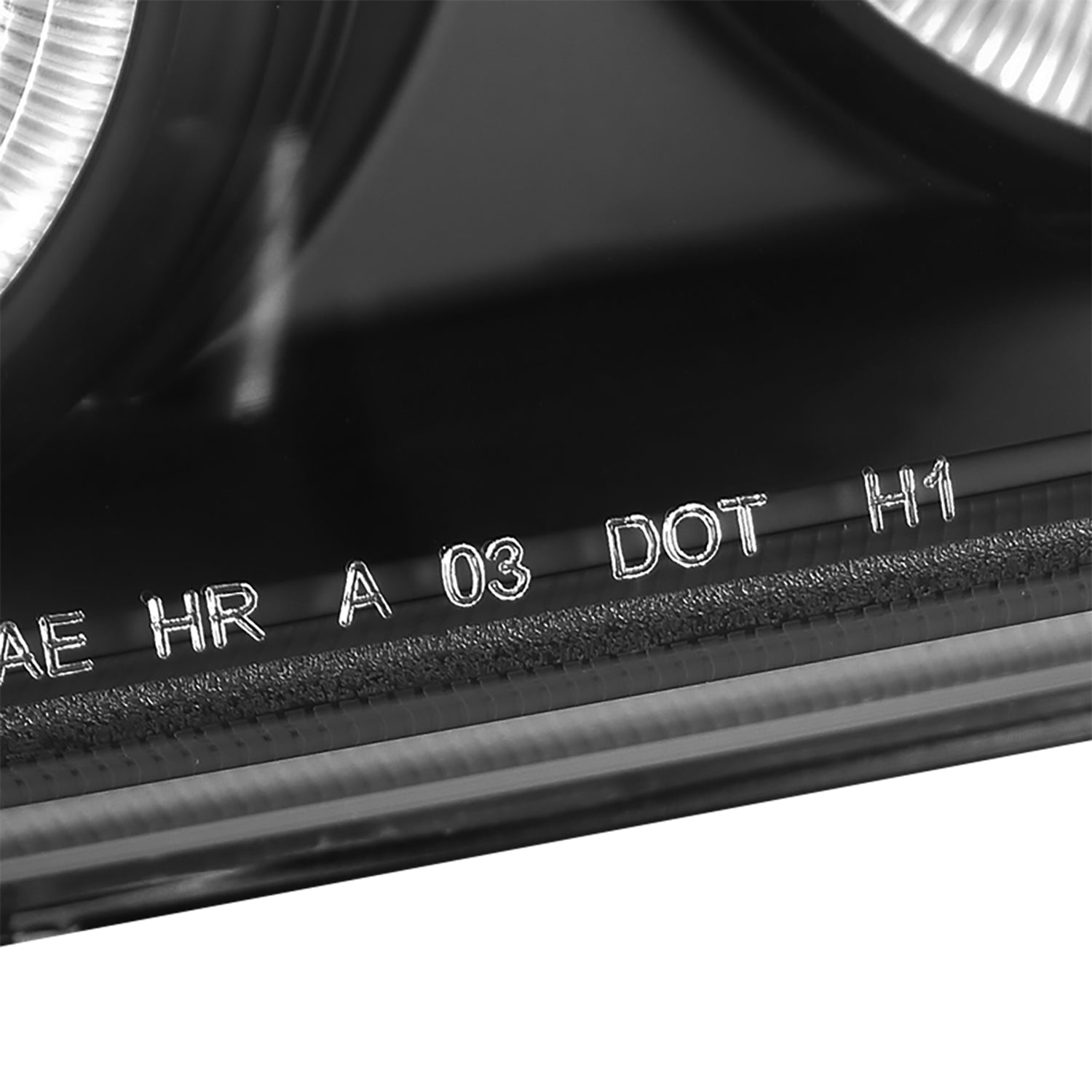 2002-2006 Chevy Avalanche/03-2007 Silverado Dual Halo Projector Headlights Black