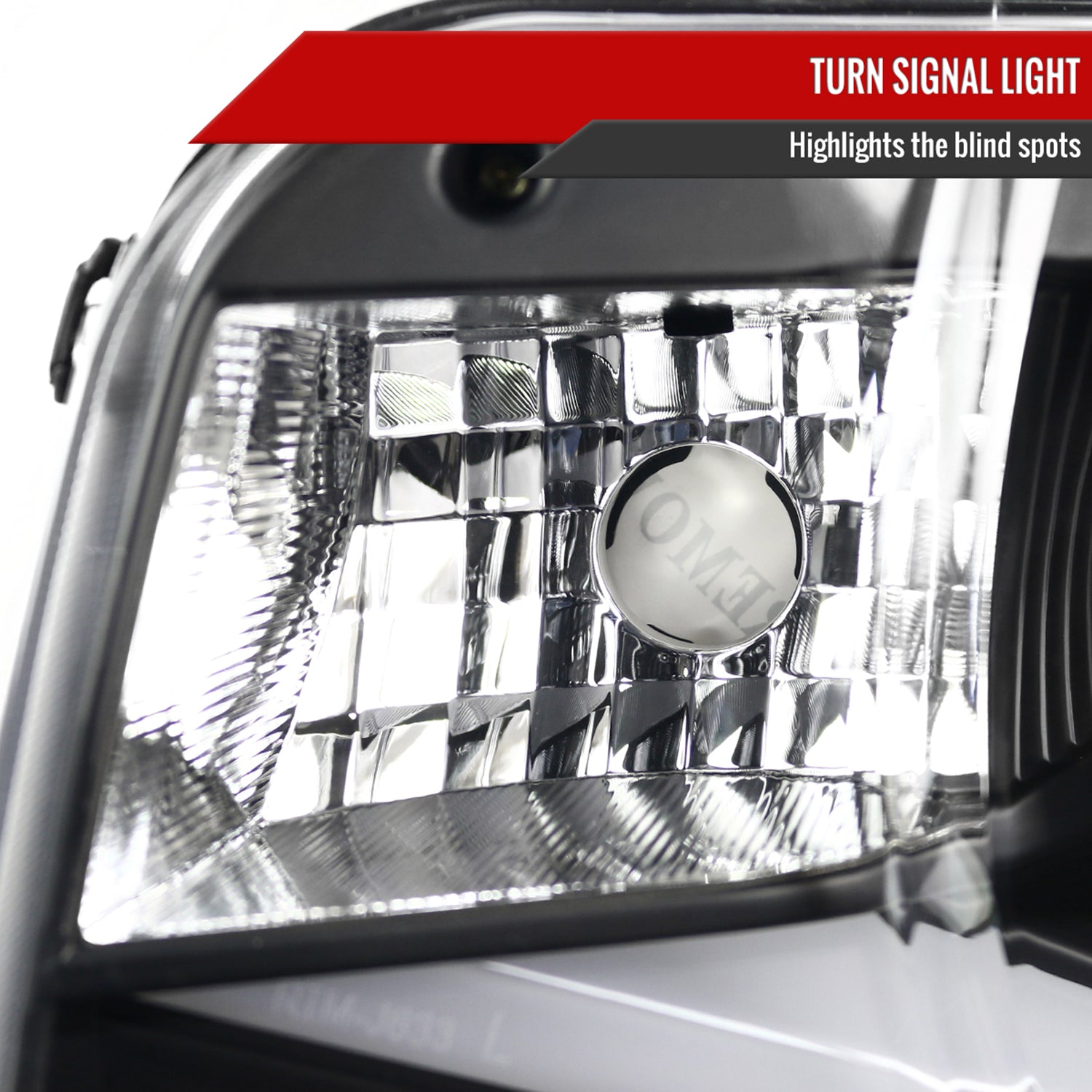 2010-2013 Chevy Camaro LED Bar Projector Headlights Matte Black/Clear Lens