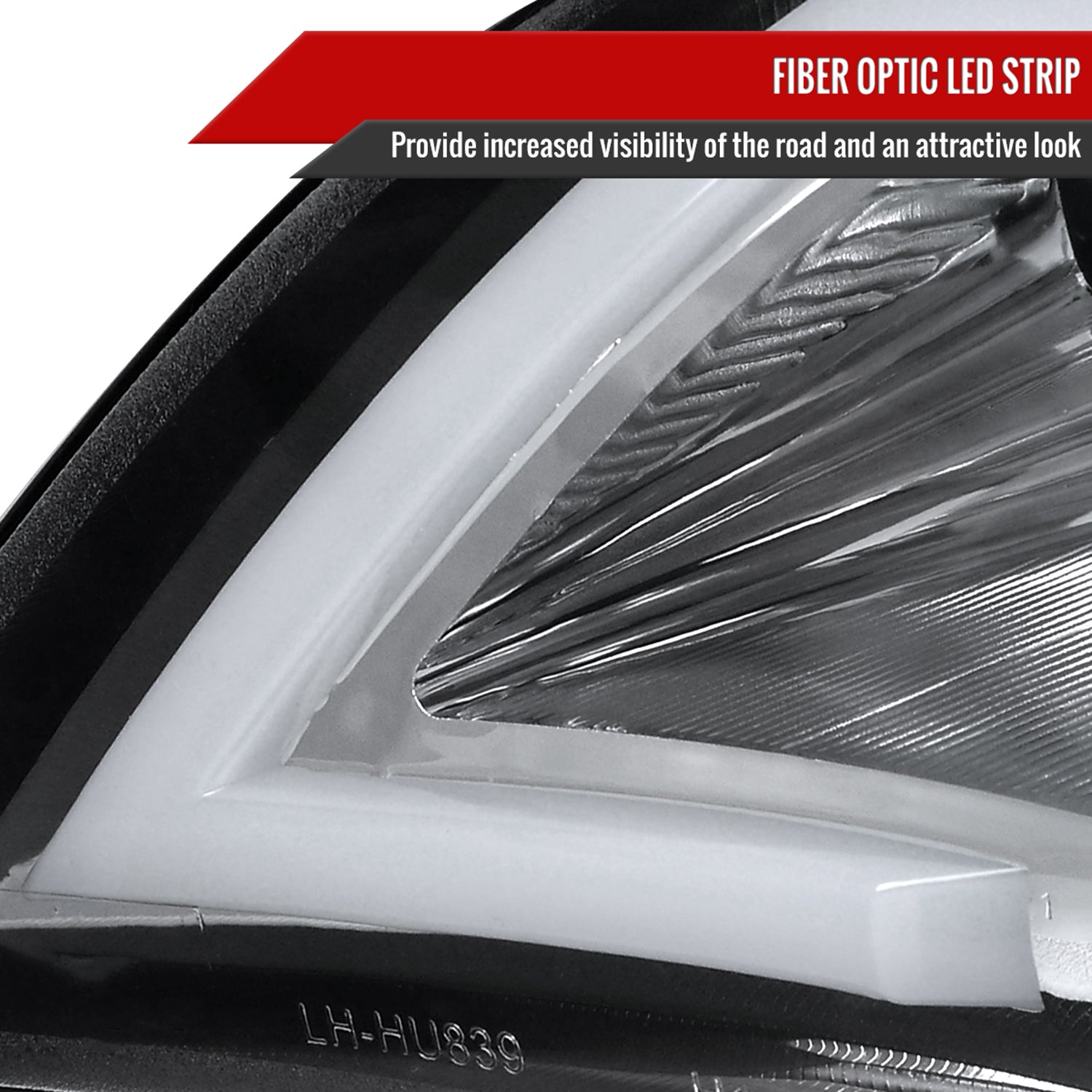 2008-2014 Subaru Impreza WRX/ 08-2011 Outback Sport LED Bar Headlights Chrome