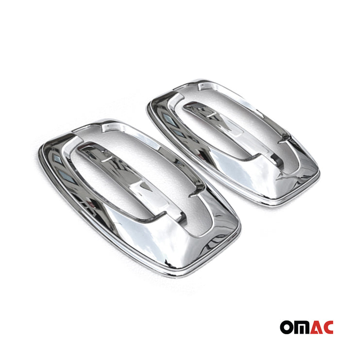 Car Door Handle Cover Protector for RAM ProMaster 2014-2024 Silver Chrome 8 Pcs