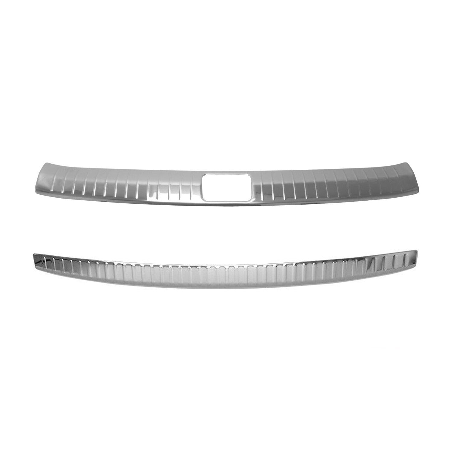 2017-2019 Kia Sportage Rear Bumper Guard & Trunk Sill Cover Protector Set S.Steel 2 pcs