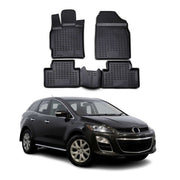 2010-2012 Mazda CX-7 Floor Mats Liners Full Set All Weather Black
