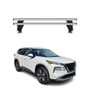 Top Roof Racks Cross Bars Carrier for Nissan Rogue T33 2021-2026 Alu Gray 2x