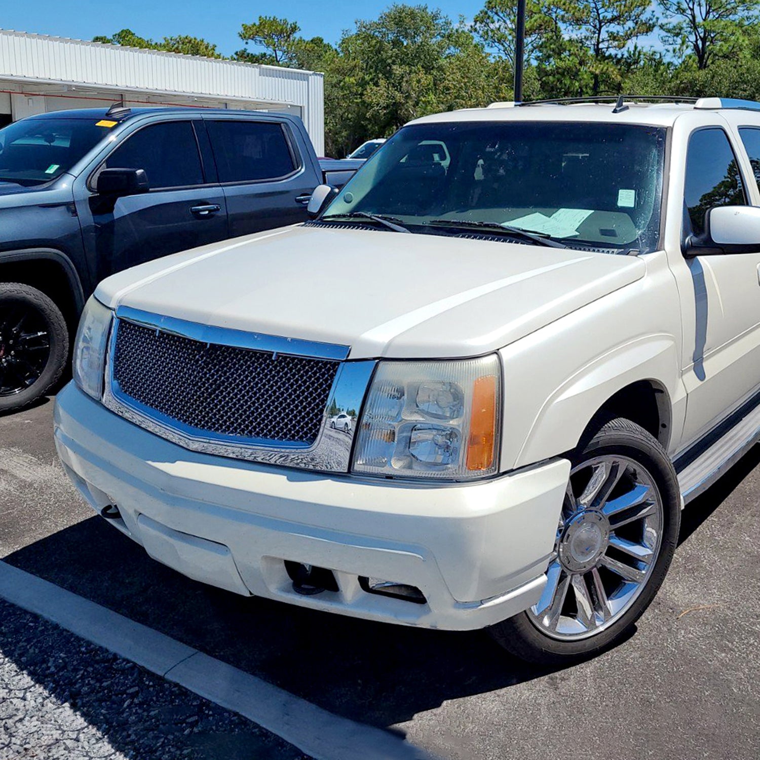 2002-2006 Cadillac Escalade Chrome ABS Mesh Grille