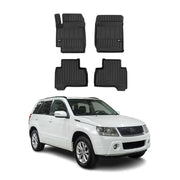 2005-2014 Suzuki Grand Vitara Premium Floor Mats Black Heavy Duty All-Weather