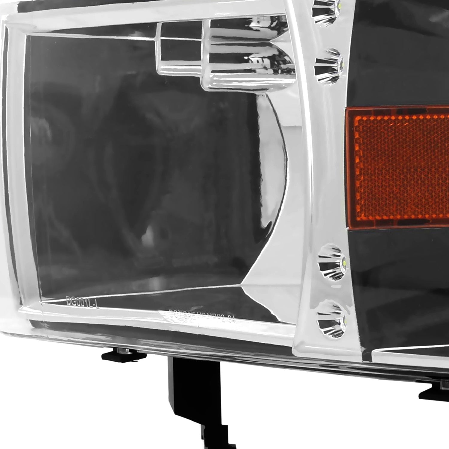 1994-2001 Dodge RAM 1500/ RAM 2500 3500 Crystal Headlights Chrome