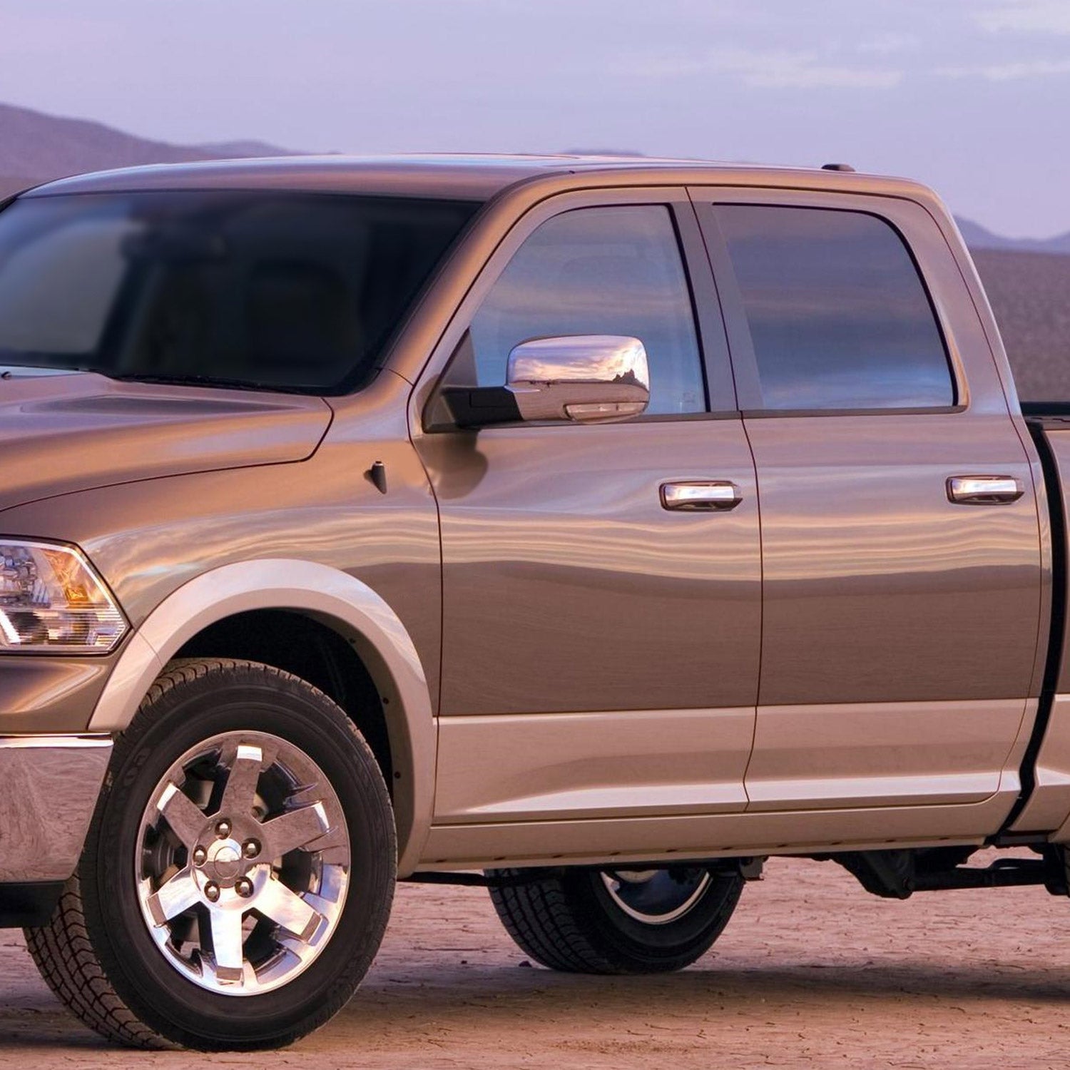 2009-2012 Dodge RAM Chrome Heated Side Mirror &Turn Signal Puddle Light Driver