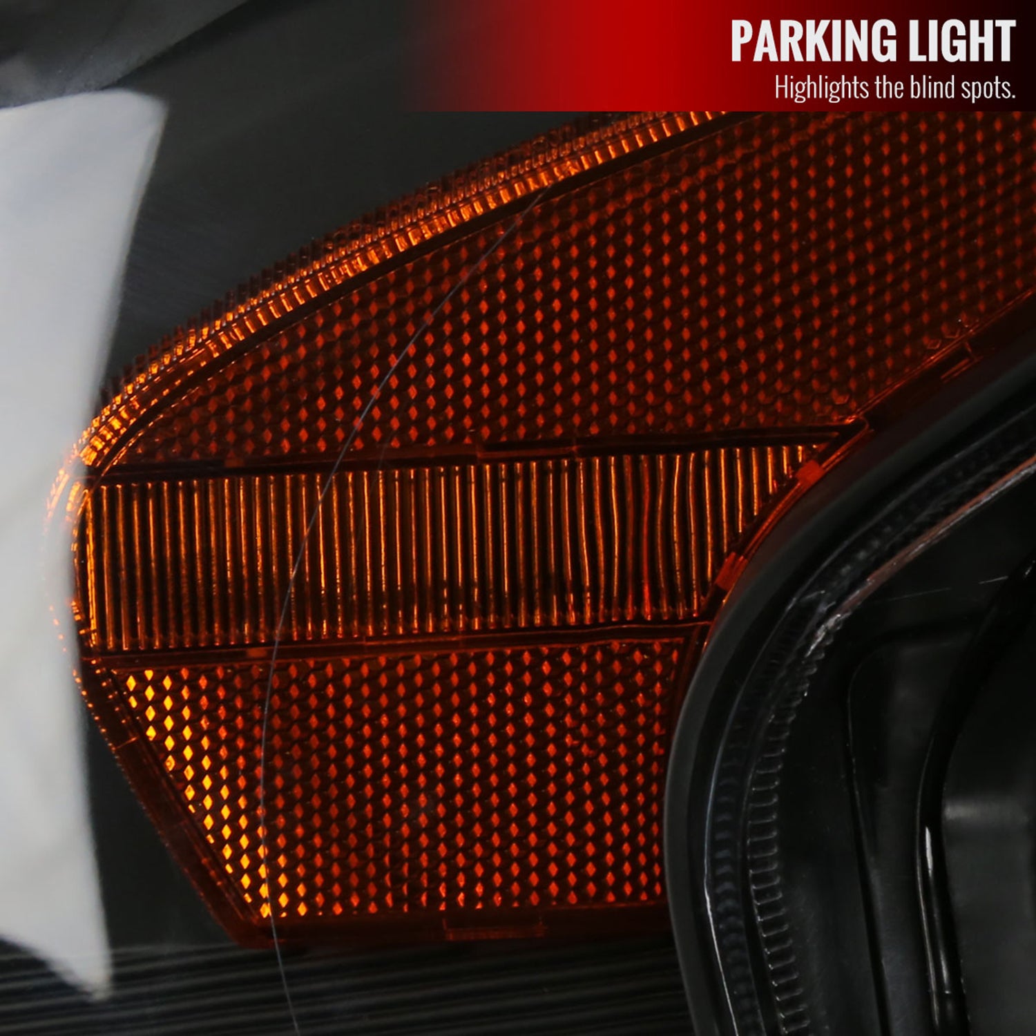 2013-2015 Nissan Altima Sedan Projector Headlights Amber Reflectors Matt Black