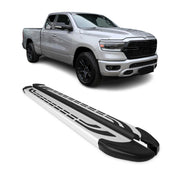 2019-2025 Ram 1500 Crew Cab Nerf Bar Side Step Running Boards Alu 2x